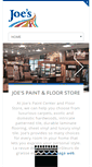 Mobile Screenshot of joesfloorstore.com