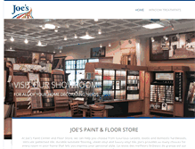 Tablet Screenshot of joesfloorstore.com